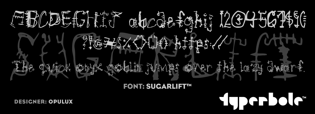 SUGARLIFT™ Font by Plazm™ - Plazm™ Font Collection