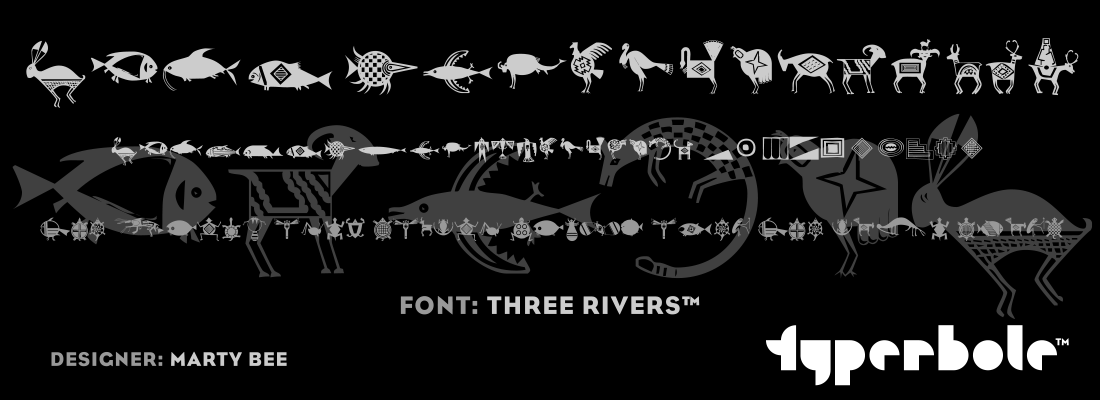 THREE RIVERS™ Font by Plazm™ - Plazm™ Font Collection
