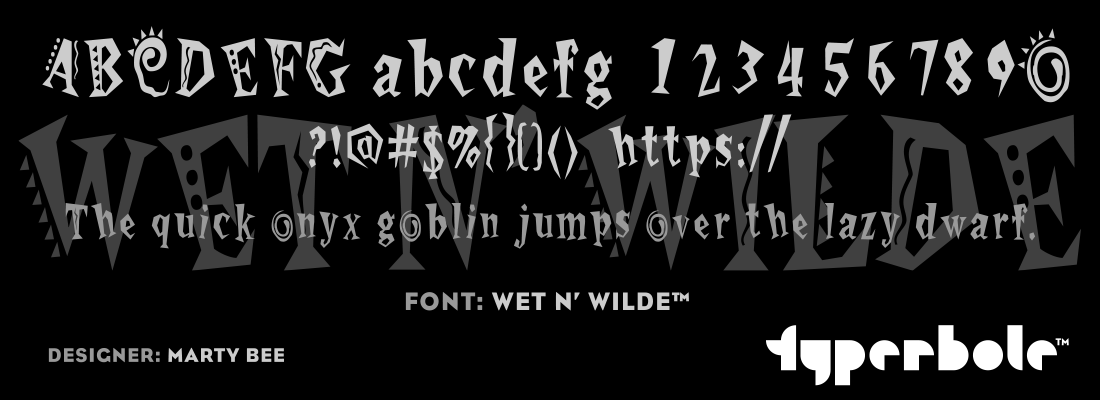WET N' WILDE™ Font by Plazm™ - Plazm™ Font Collection