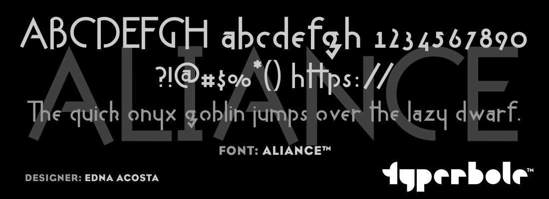 ALIANCE™ - Typerbole™ Master Collection | The Greatest Fonts on Earth™