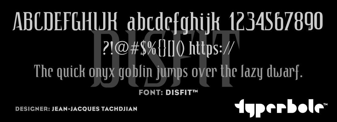 DISFIT™ - Typerbole™ Master Collection | The Greatest Fonts on Earth™