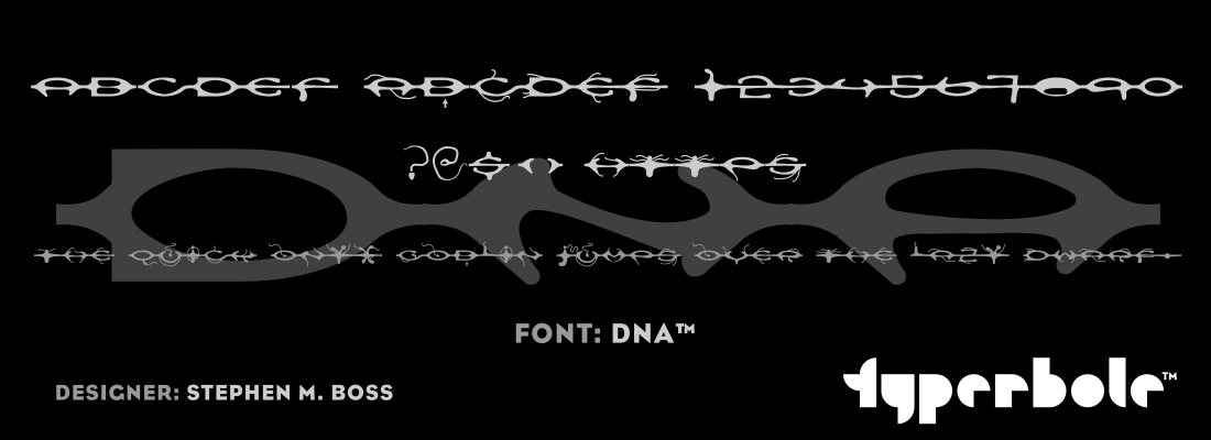 DNA™ - Typerbole™ Master Collection | The Greatest Fonts on Earth™