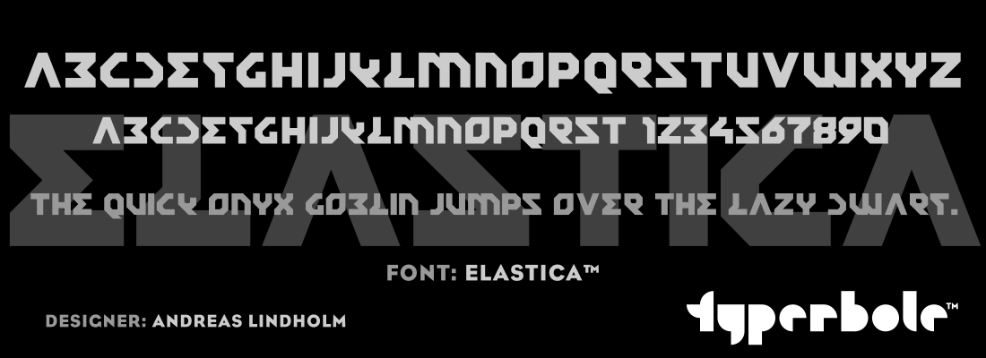 ELASTICA™ - Typerbole™ Master Collection | The Greatest Fonts on Earth™