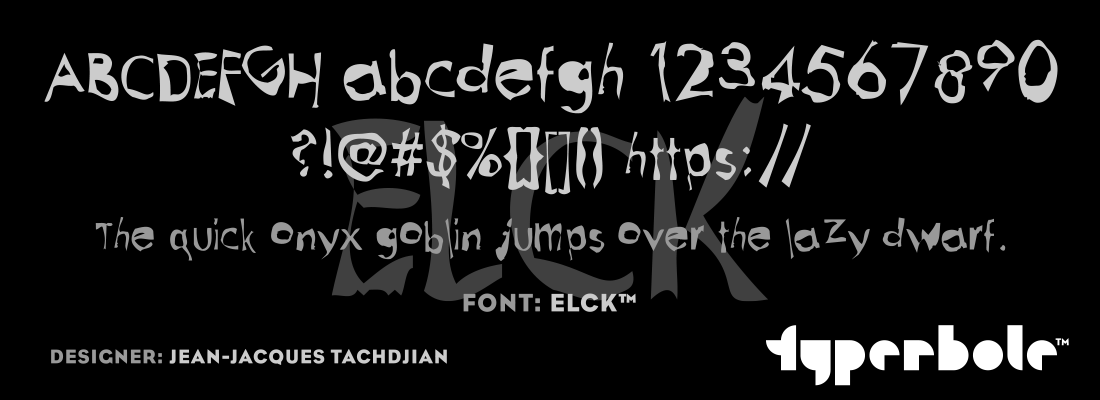 ELCK™ - Typerbole™ Master Collection | The Greatest Fonts on Earth™