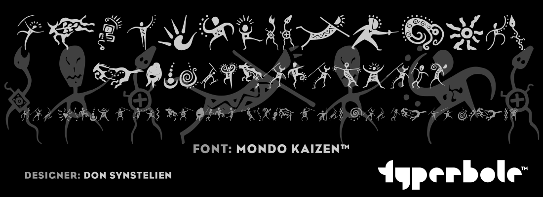 MONDO KAIZEN™ - Typerbole™ Master Collection | The Greatest Fonts on Earth™