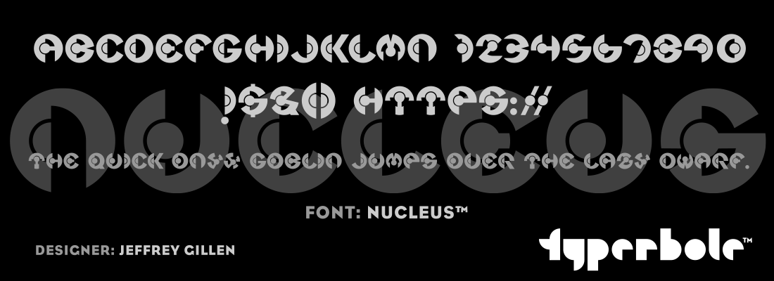 NUCLEUS™ - Typerbole™ Master Collection | The Greatest Fonts on Earth™
