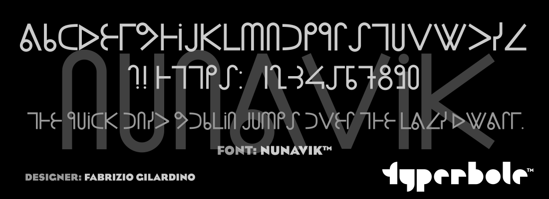 NUNAVIK™ - Typerbole™ Master Collection | The Greatest Fonts on Earth™