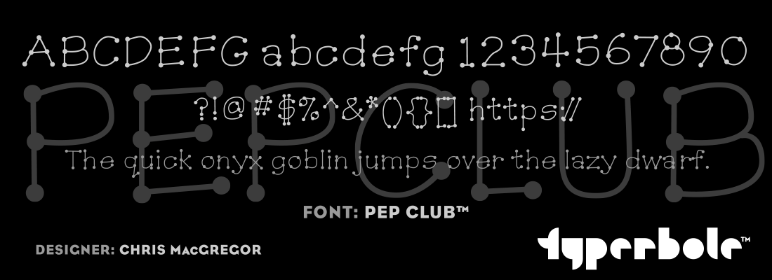 PEP CLUB™ - Typerbole™ Master Collection | The Greatest Fonts on Earth™